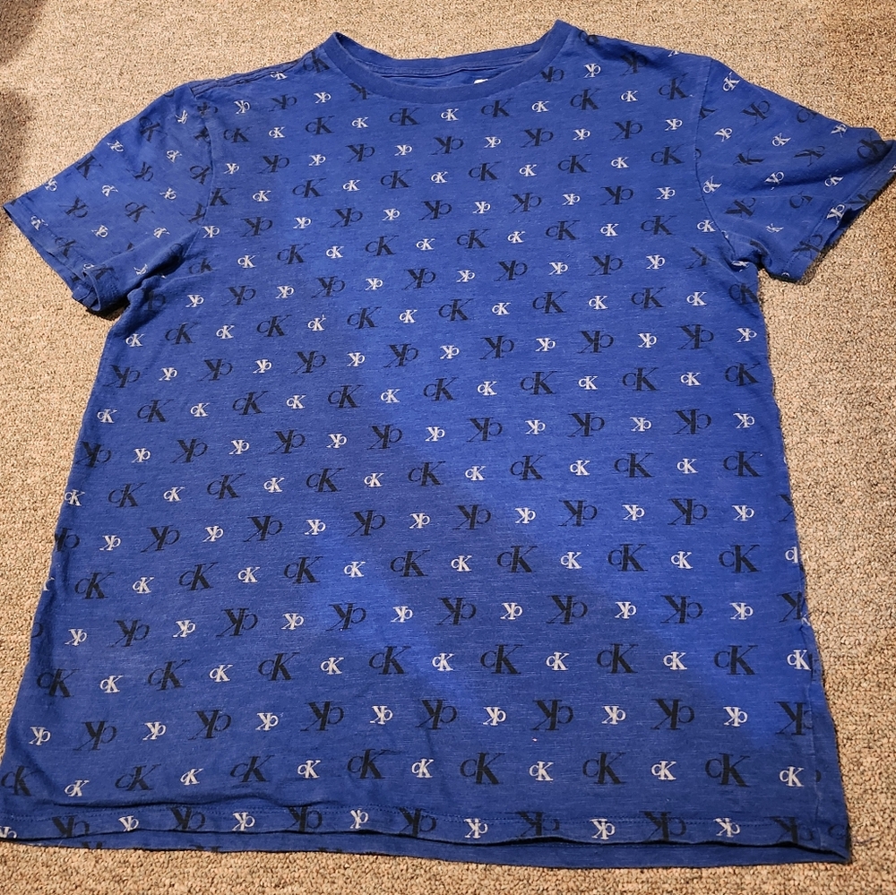 Cerulean Blue Calvin Klein T-shirt